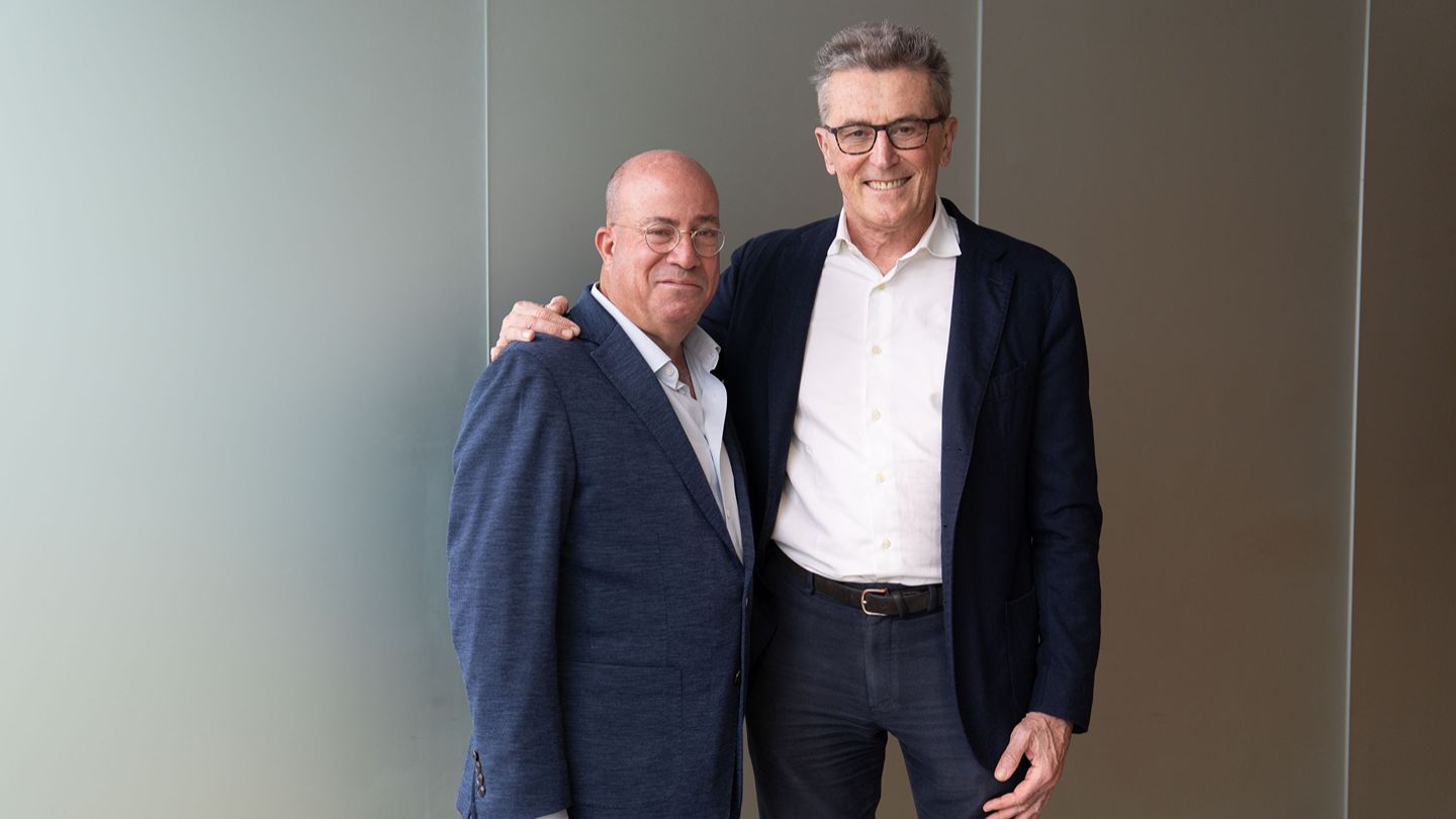 Jeff Zucker and Marco Bassetti